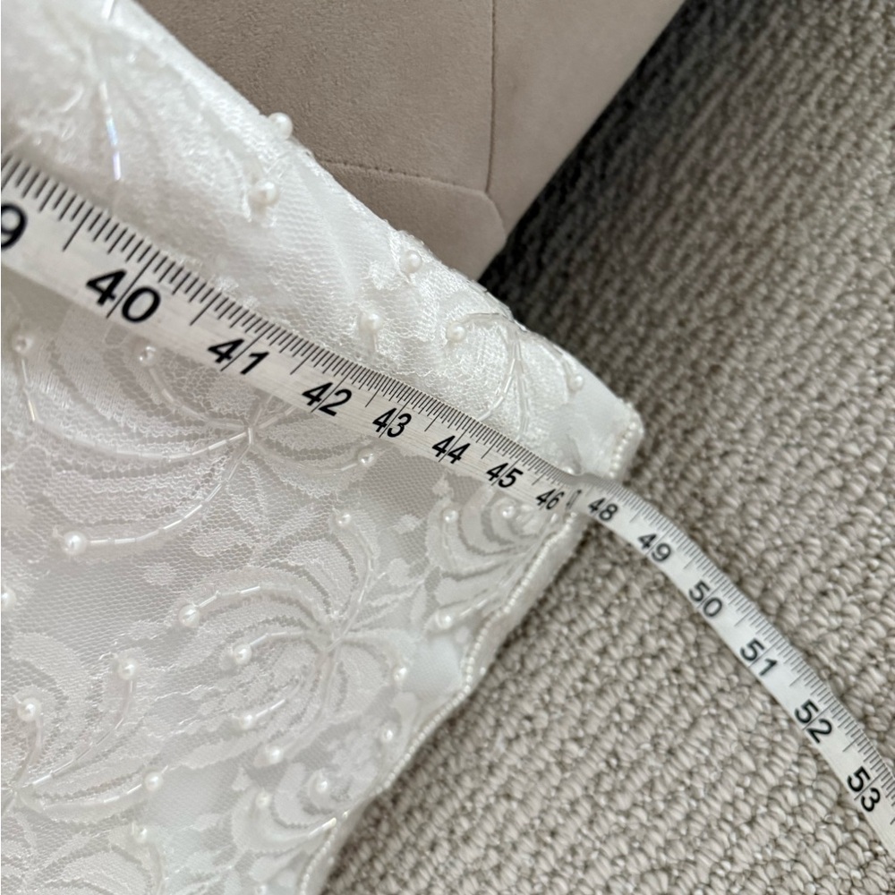 Vintage Scala White Beaded Maxi Dress - Picture 12 of 12